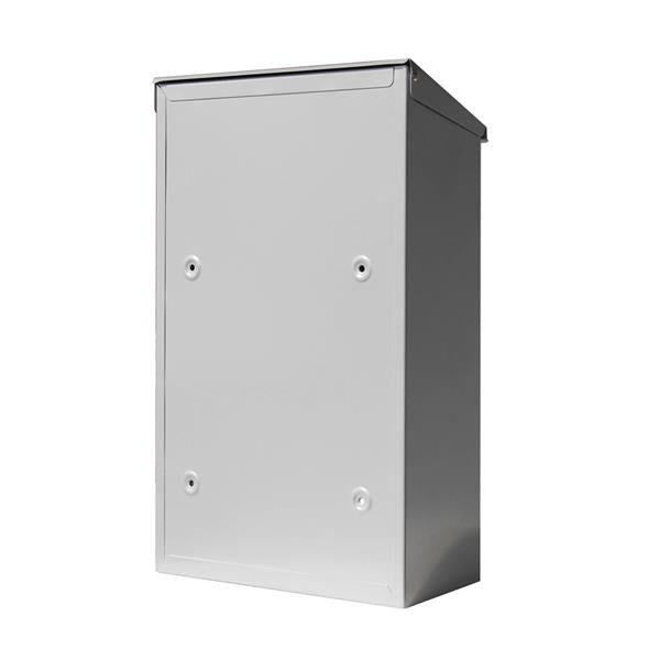 Galvanized Sheet Wall Mounted Mail Box Letter Box Silver - NON BRANDED SUPERMARKET