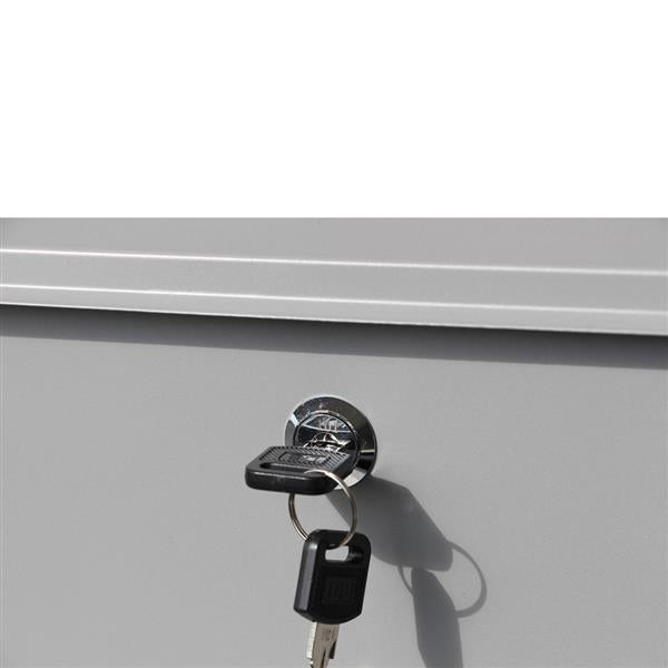 Galvanized Sheet Wall Mounted Mail Box Letter Box Silver - NON BRANDED SUPERMARKET