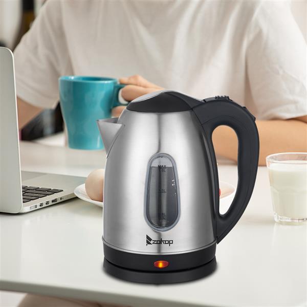 HD-1802S 220V 2000W 1.8L Stainless Steel Electric Kettle with Water Window - NON BRANDED SUPERMARKET