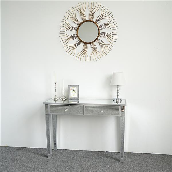 Mirrored Makeup Table Desk Vanity for Women with 2 Drawers - NON BRANDED SUPERMARKET