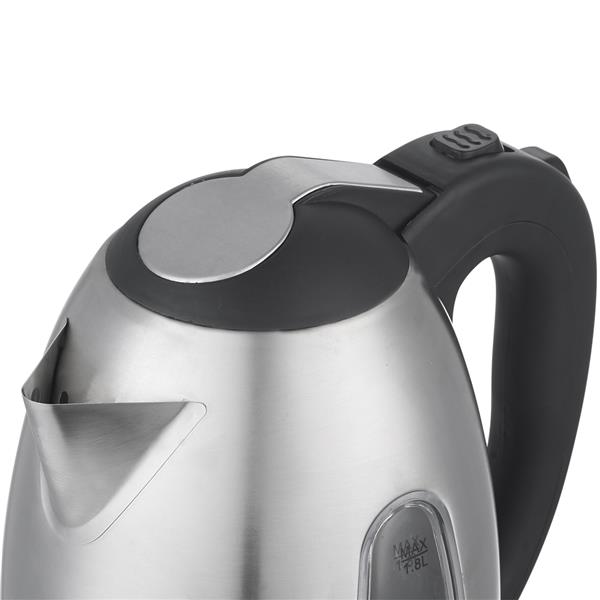 HD-1802S 220V 2000W 1.8L Stainless Steel Electric Kettle with Water Window - NON BRANDED SUPERMARKET