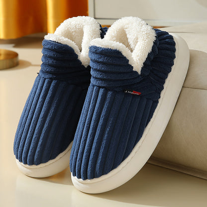 Full Heel Wrap Cotton Shoes Fleece Lined Platform - NON BRANDED SUPERMARKET 