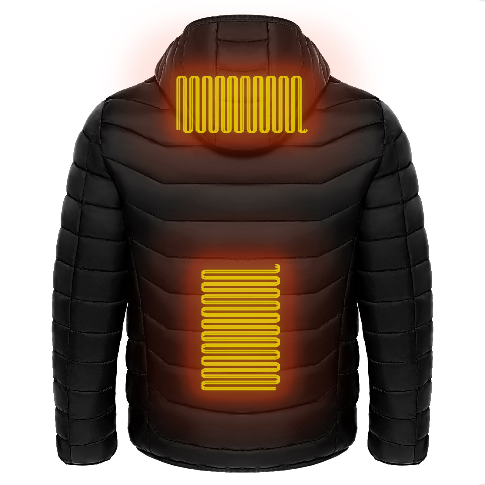 Men's Electric Heated Puffer Jacket - NON BRANDED SUPERMARKET 