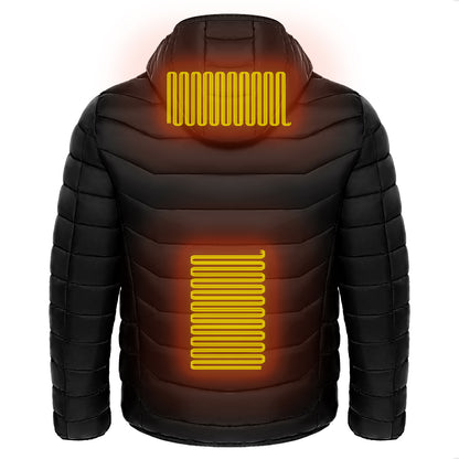 Men's Electric Heated Puffer Jacket - NON BRANDED SUPERMARKET 