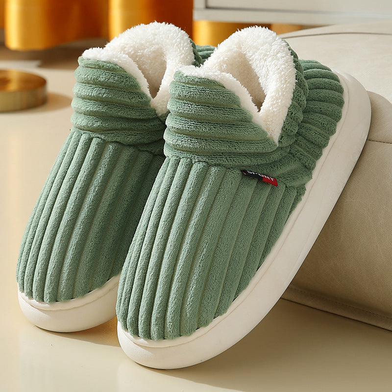 Full Heel Wrap Cotton Shoes Fleece Lined Platform - NON BRANDED SUPERMARKET 