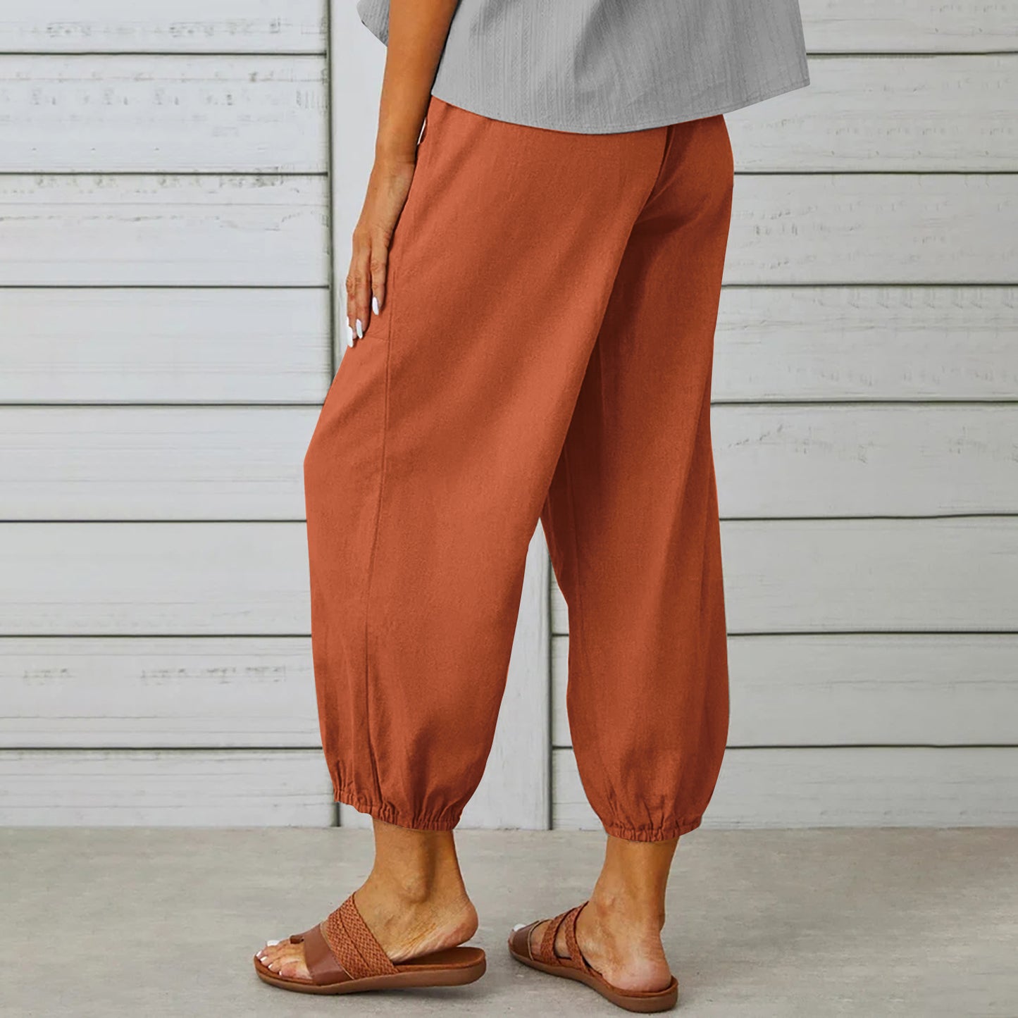 Women Drawstring Tie Pants - NON BRANDED SUPERMARKET 