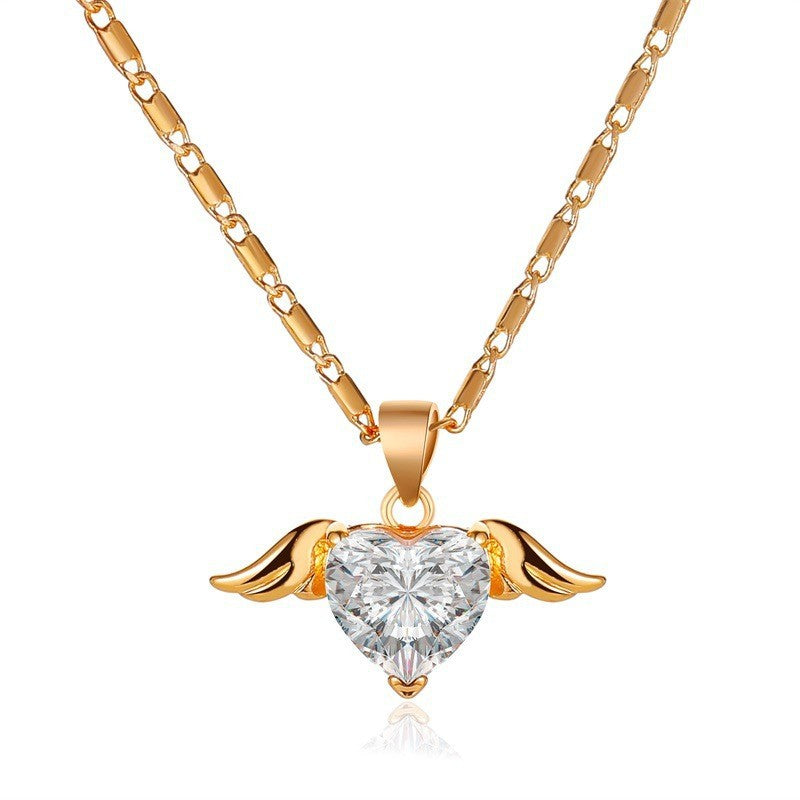 Heart Wings Necklace For Women - NON BRANDED SUPERMARKET 