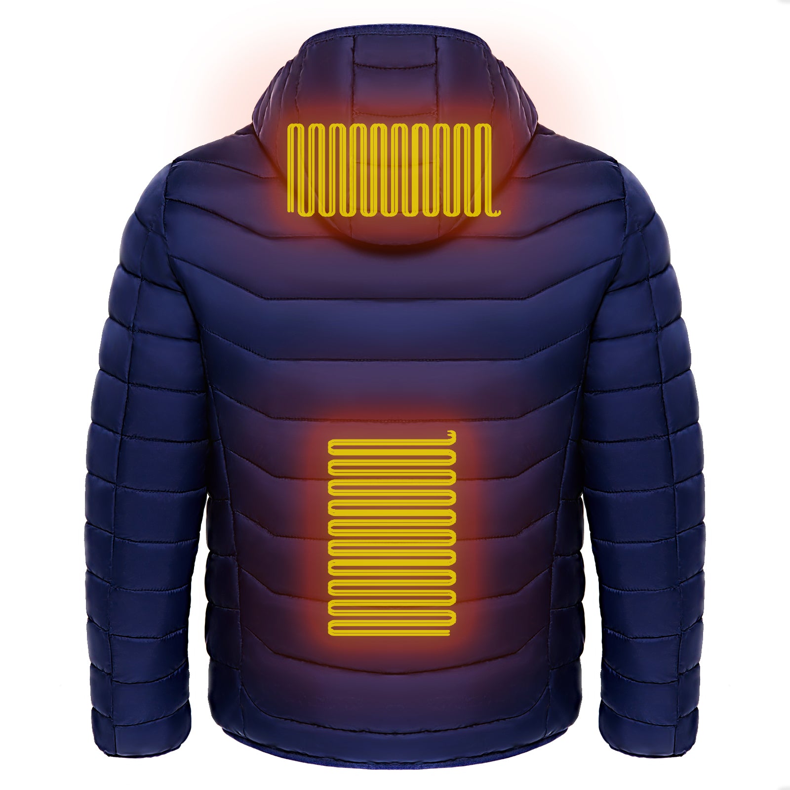 Men's Electric Heated Puffer Jacket - NON BRANDED SUPERMARKET 