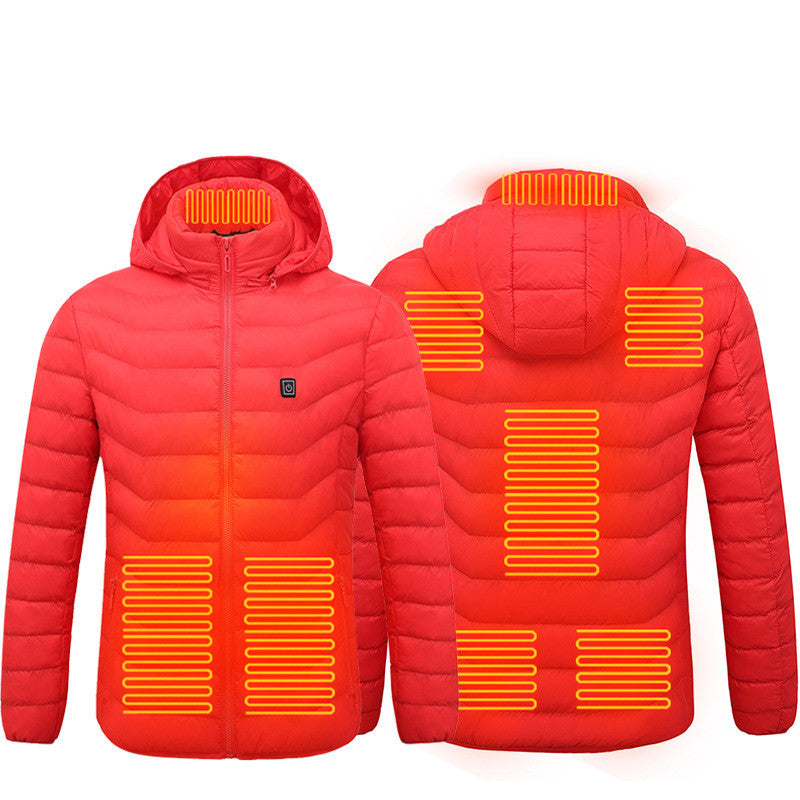 Men's Electric Heated Puffer Jacket - NON BRANDED SUPERMARKET 