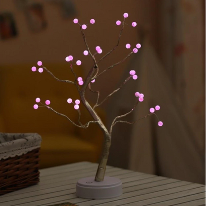 Tree Light Touch Switch Pearl Star Night Light - NON BRANDED SUPERMARKET 