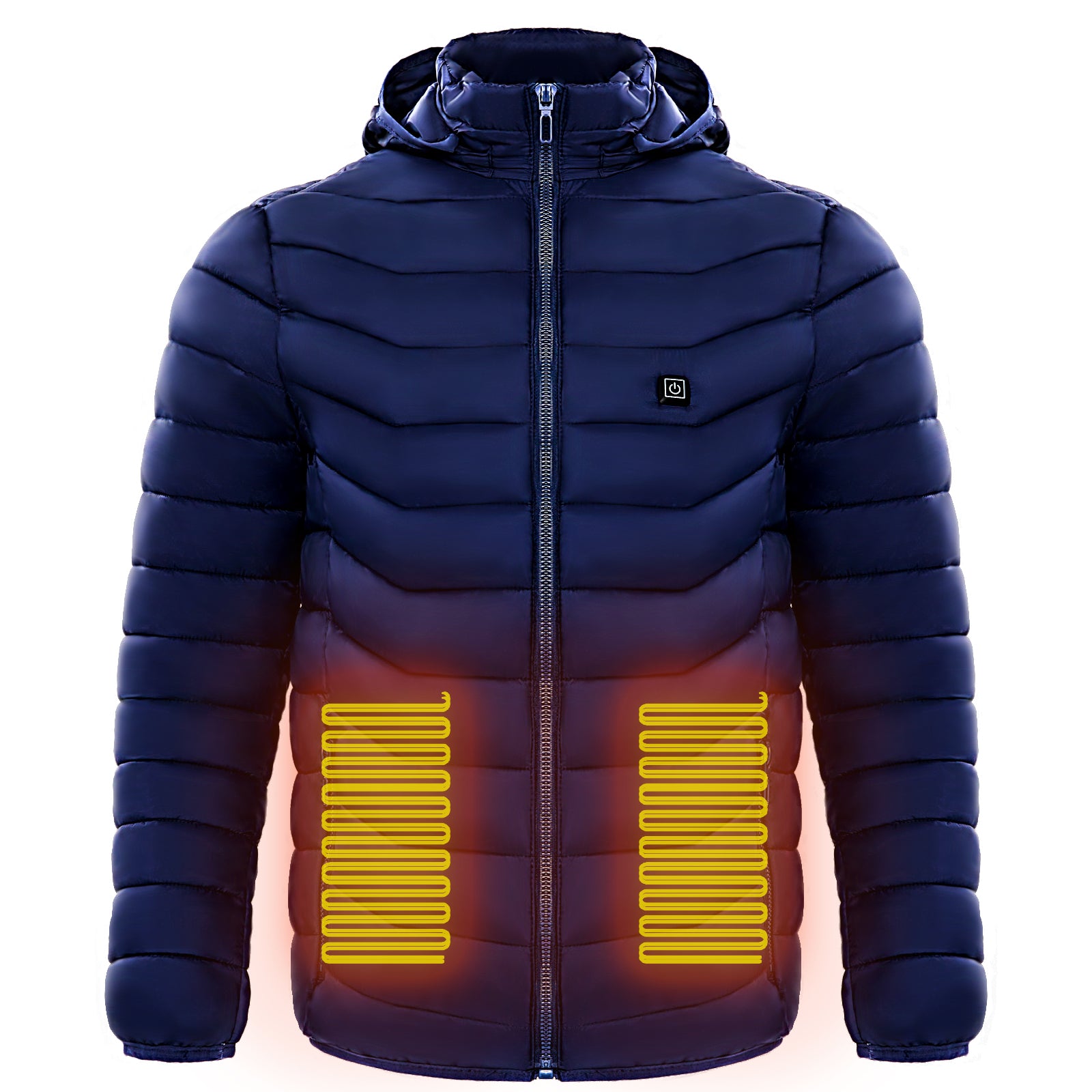 Men's Electric Heated Puffer Jacket - NON BRANDED SUPERMARKET 