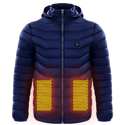 Men's Electric Heated Puffer Jacket - NON BRANDED SUPERMARKET 