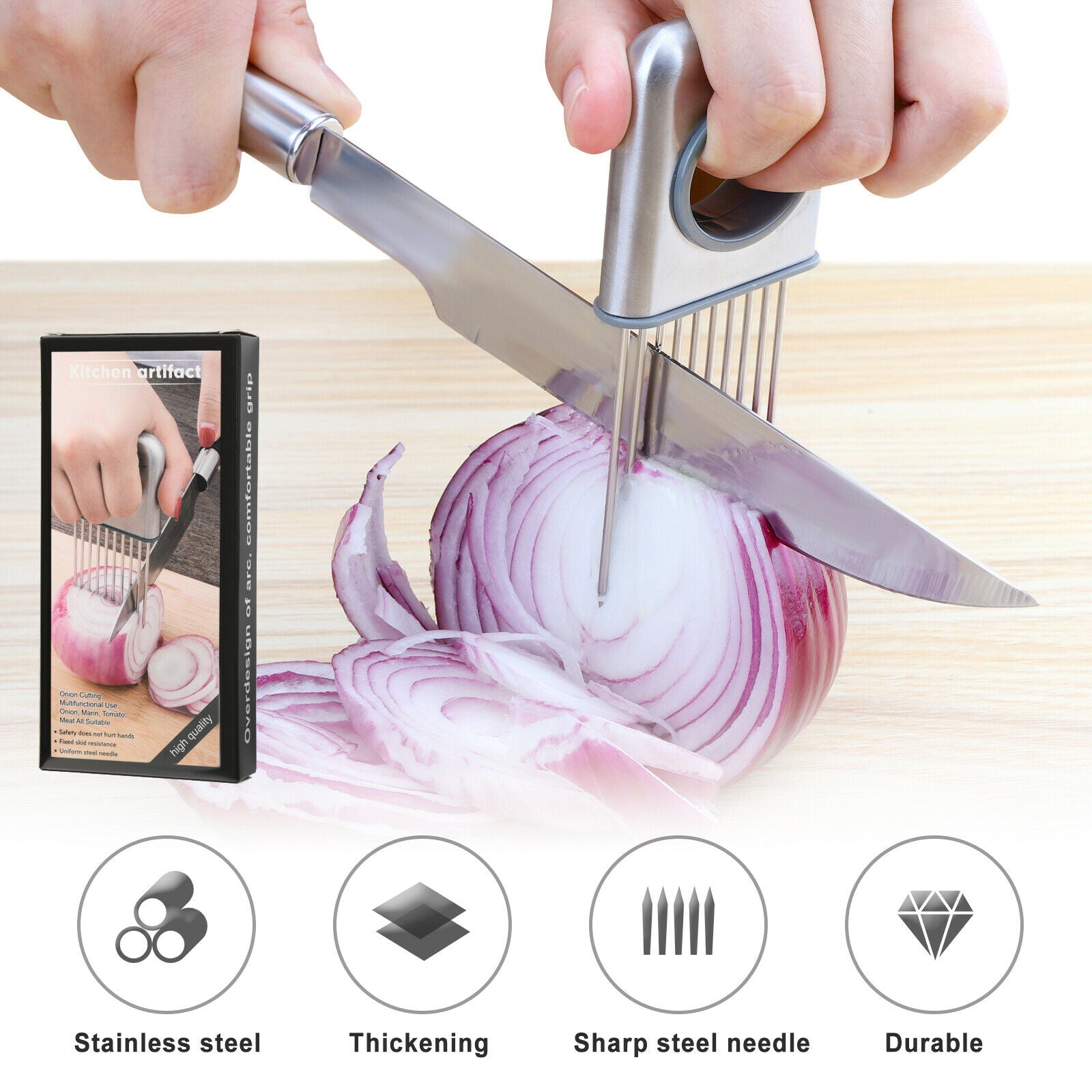 Onion Holder Slicer - NON BRANDED SUPERMARKET 