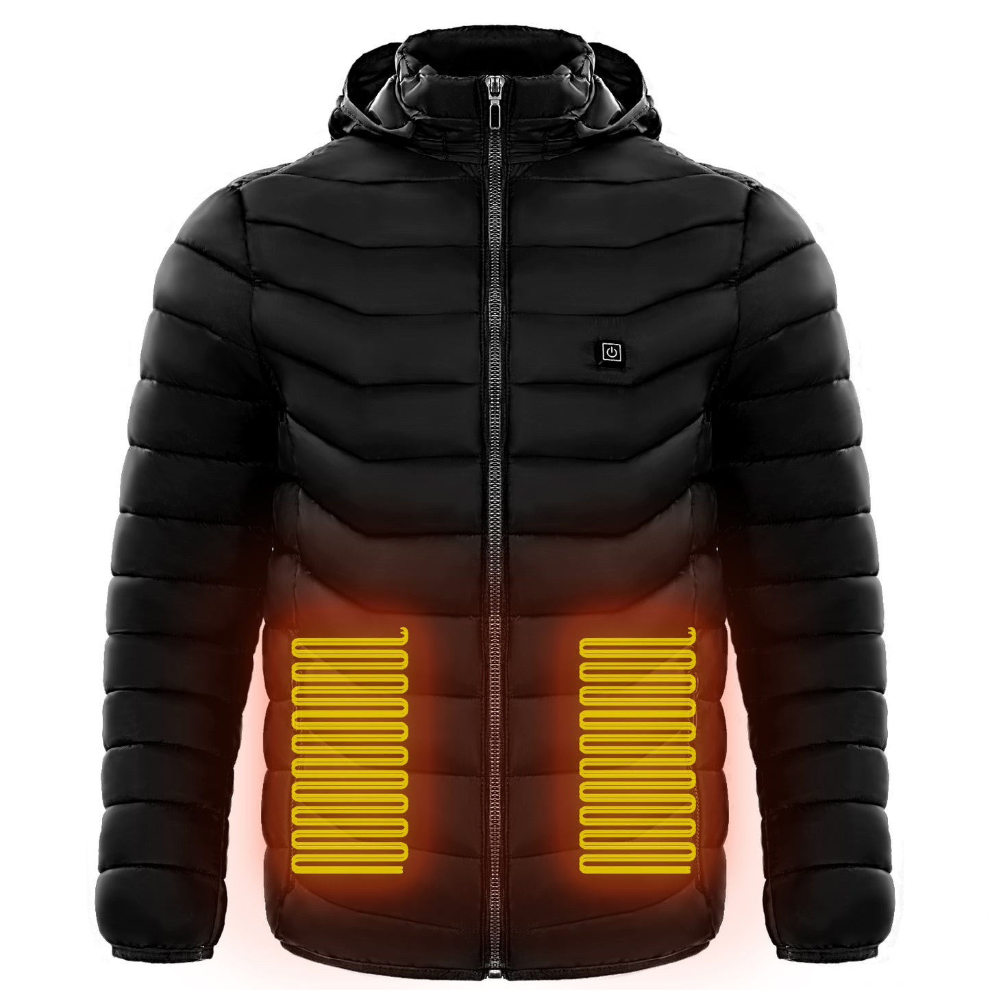 Men's Electric Heated Puffer Jacket - NON BRANDED SUPERMARKET 