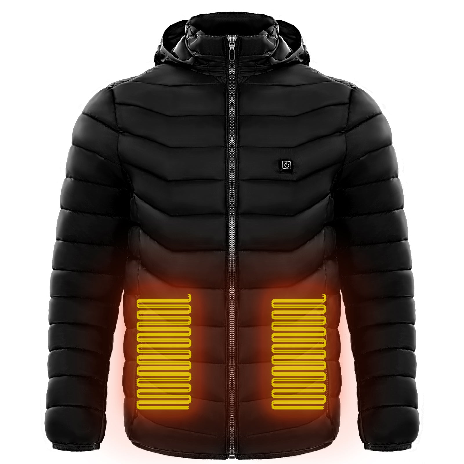 Men's Electric Heated Puffer Jacket - NON BRANDED SUPERMARKET 