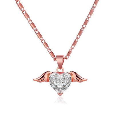 Heart Wings Necklace For Women - NON BRANDED SUPERMARKET 