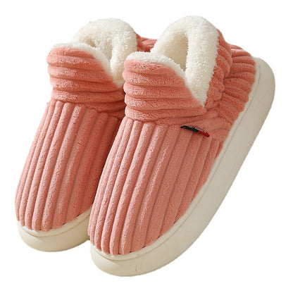 Full Heel Wrap Cotton Shoes Fleece Lined Platform - NON BRANDED SUPERMARKET 