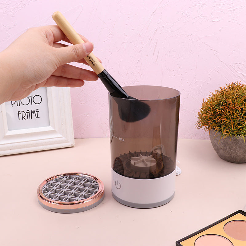 Women Eye Shadow Brush Cleaning Tool Portable Electric Makeup Brush Cleaner Machine With USB Charging Automatic Cosmetic Brush - NON BRANDED SUPERMARKET 