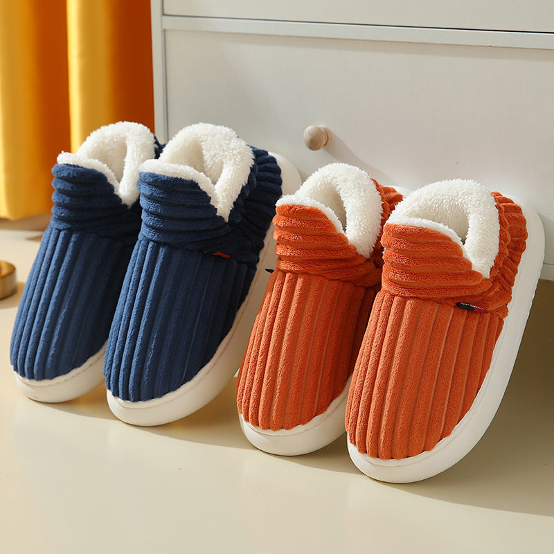 Full Heel Wrap Cotton Shoes Fleece Lined Platform - NON BRANDED SUPERMARKET 