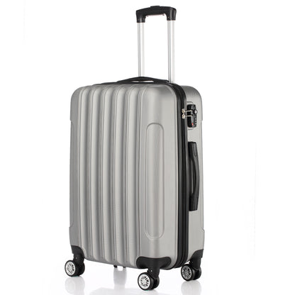 3-in-1 Multifunctional Large Capacity Traveling Storage Suitcase Silver Gray - NON BRANDED SUPERMARKET 