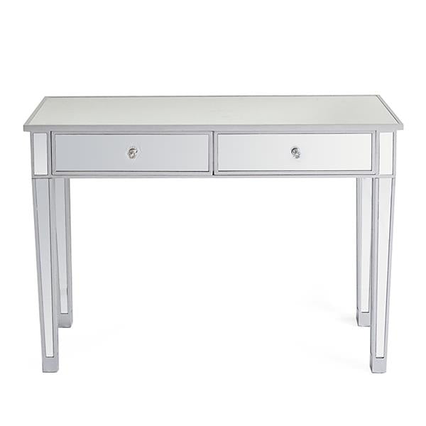 Mirrored Makeup Table Desk Vanity for Women with 2 Drawers - NON BRANDED SUPERMARKET 