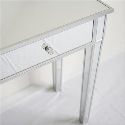 Mirrored Makeup Table Desk Vanity for Women with 2 Drawers - NON BRANDED SUPERMARKET 