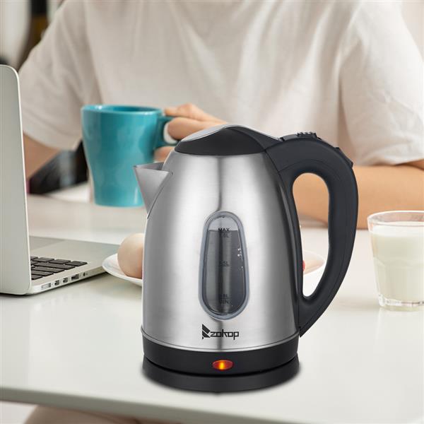 HD-1802S 220V 2000W 1.8L Stainless Steel Electric Kettle with Water Window - NON BRANDED SUPERMARKET 